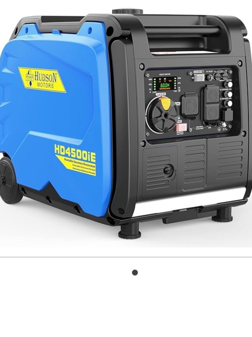Hudson motors Blue Portable Gasoline Generator HD2000i